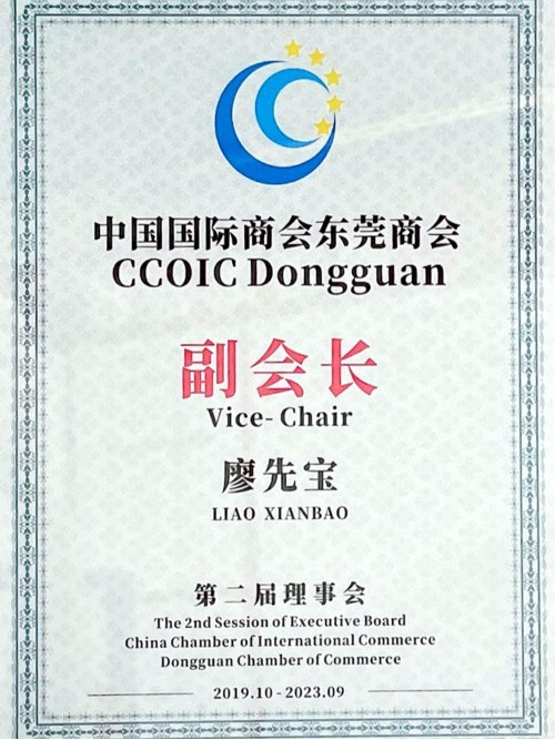 鵬通&中國國際商會(huì )東莞商會(huì )-副會(huì )長(cháng)